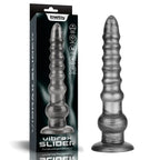 Lovetoy King Sized Vibrating Vibrax Slider USB Rechargeable Vibrating Dildo Grey Lovetoy