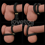 Lovetoy Pinnacle Pro Anyfit Stretcher Adjustable Cock Ring Black Lovetoy