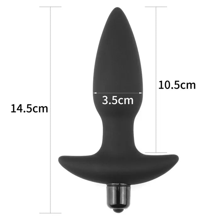 Lovetoy Anal Indulgence Collection Silicone Fantasy Vibrating Butt Plug 14.5cm Secondary image