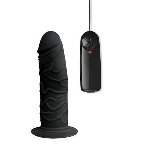 Whipsmart Inflatable Vibrating Love Seat Inflatable Cushion With 6 Inch Vibrating Dong Black WhipSmart