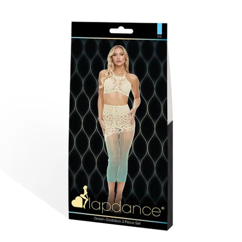 XGEN Products LAPDANCE Green Goddess 2pc Set Cream / Green One Size XGEN Products