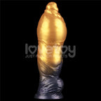 Lovetoy Aerosx Dual Density Inflatable Inflatable Fantasy Dildo 10 Inch Gold / Blue Lovetoy
