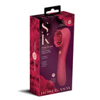 Xgen Products Secret Kisses ROSEGASM ROSE QUAKE USB Rechargeable Dual Ended Tapping Vibrator Red Xgen Products