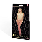 XGEN Products LAPDANCE Pink Mirage Suspender Bodystocking Cream / Pink One Size XGEN Products
