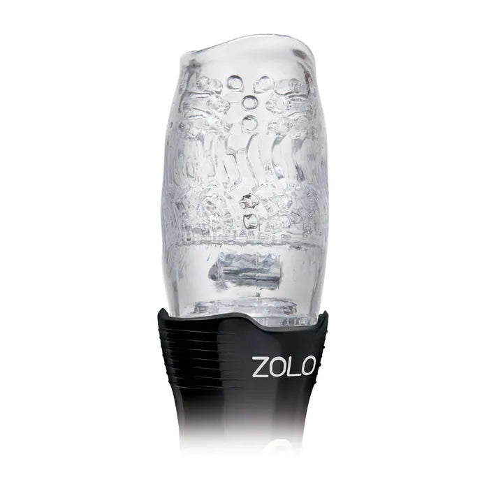 Zolo The Original Gawk Gawk USB Rechargeable Vibrating, Rotating & Thrusting Masturbator Clear Zolo Main image