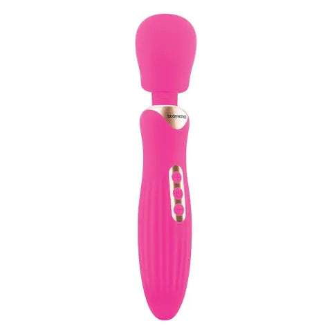 Bodywand RUMBLE WAND USB Rechargeable Massage Wand Hot Pink Bodywand