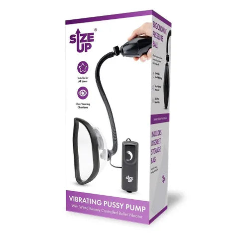 XGEN Products Size Up Vibrating Pussy Pump Clear XGEN Products