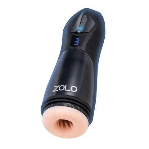Zolo Lift Off USB Rechargeable Vibrating & Thrusting Auto Stroker Flesh Zolo