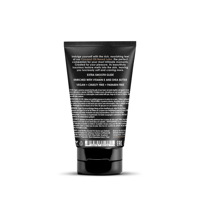 Wicked COCONUT Oil Based Lubricant 120ml Tube Wicked