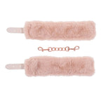 Sportsheets Sex & Mischief Peaches n CreaMe Fur Handcuffs Restraints Peach Sportsheets