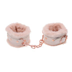 Sportsheets Sex & Mischief Peaches n CreaMe Fur Handcuffs Restraints Peach Sportsheets