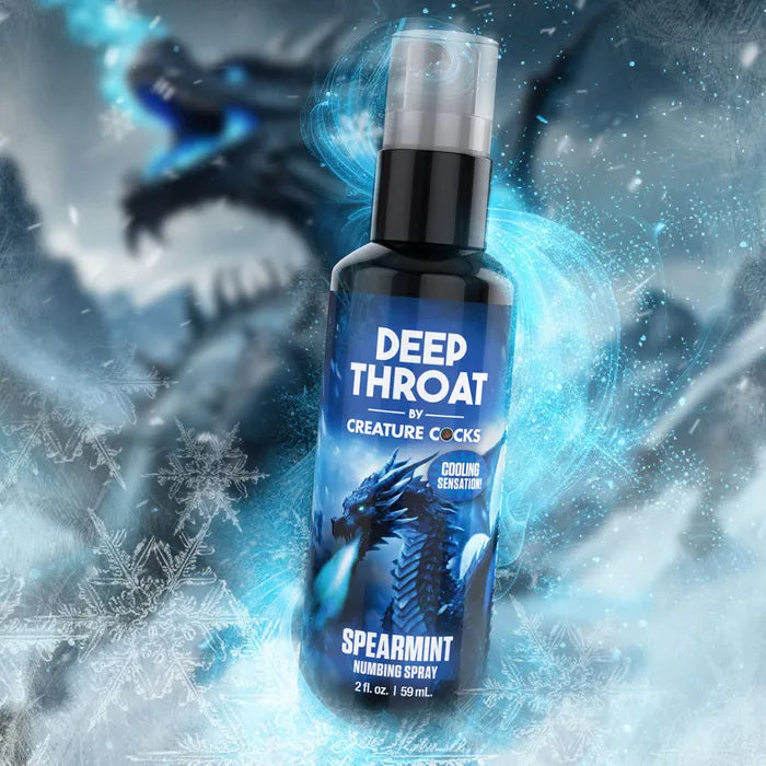 XR Brands Creature Cocks Deep Throat Spray Spearmint Flavoured Numbing Spray 59ml XR Brands Main image