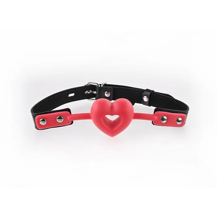 Sportsheets Sex & Mischief Amor Ball Gag Mouth Restraint Red / Black Sportsheets