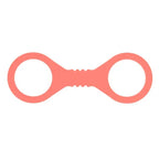Sex & Mischief Peaches N CreaMe Silicone Cuffs Restraints Peach Sportsheets