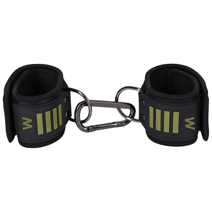 Doc Johnson Fort Troff Tactical Wrist Cuffs Black / Green Doc Johnson
