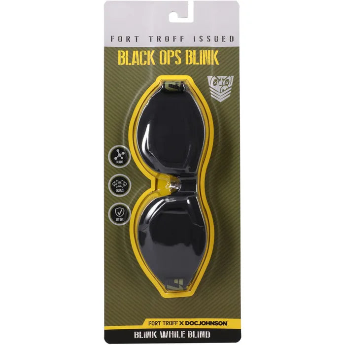 Doc Johnson Fort Troff Ops Blink Eyemask Restraint Black Doc Johnson