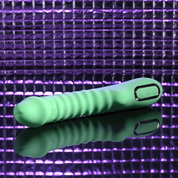 Evolved FULL THROTTLE USB Rechargeable Vibrator 24.1cm Mint Green Evolved