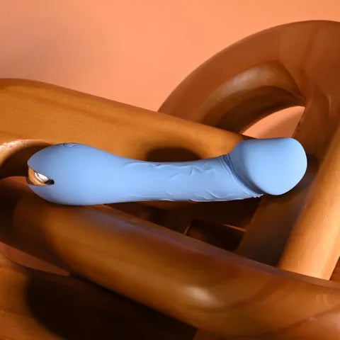 Selopa DAINTY DICK USB Rechargeable Mini Vibrator 11.9cm Baby Blue Selopa