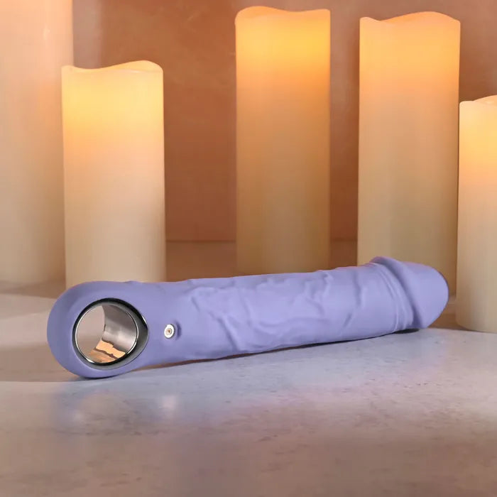 Evolved LARGE PURPLE FANTASY USB Rechargeable Vibrator 21.8cm Purple Evolved