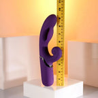 Evolved PLEASURE PUFF USB Rechargeable Inflatable Rabbit Vibrator 24.1cm Purple Evolved