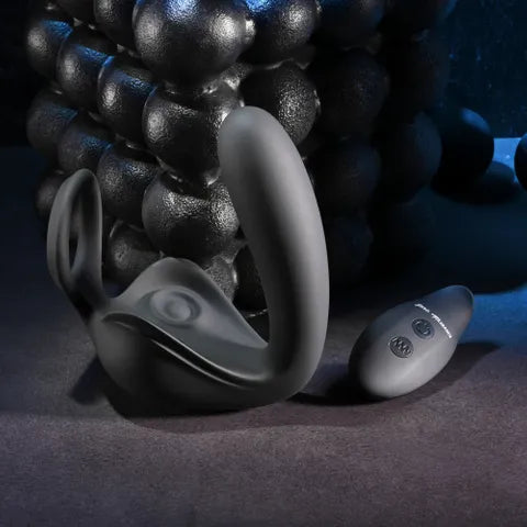 Zero Tolerance BALLIN OUT USB Rechargeable Prostate Massager With Cock Ring & Wireless Remote Black Zero Tolerance