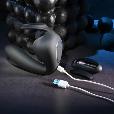 Zero Tolerance BALLIN OUT USB Rechargeable Prostate Massager With Cock Ring & Wireless Remote Black Zero Tolerance