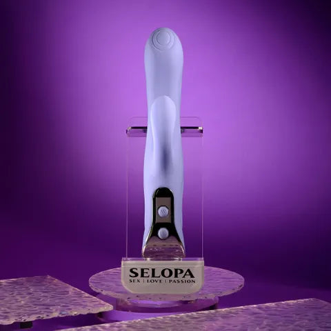 Selopa Evolved LAVENDER LOVE USB Rechargeable Rabbit Vibrator 23.3cm Purple Selopa