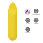 Maia TAWNI USB Rechargeable Bullet with Flickering Tip Yellow 9 cm Maia Toys
