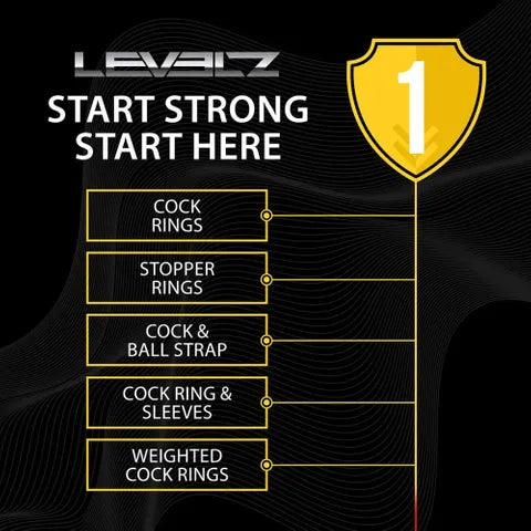 Shots Toys LEVELZ Multicolour Cock Ring Set 4 Pack Secondary image