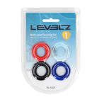 Shots Toys LEVELZ Multicolour Cock Ring Set 4 Pack Shots Toys