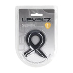 Shots Toys LEVELZ Pencil Liquid Silicone Cock Ring Black Shots Toys