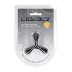 Shots Toys LEVELZ Tri O Ergo Silicone Cock & Ball Ring Black Shots Toys