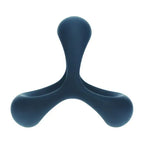 Shots Toys LEVELZ Tri O Ergo Silicone Cock & Ball Ring Black Shots Toys