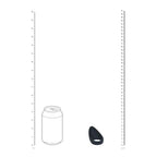 Shots Toys LEVELZ Teardrop Silicone Cock Ring Black Shots Toys