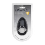 Shots Toys LEVELZ Teardrop Silicone Cock Ring Black Shots Toys