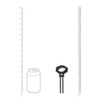 Shots Toys LEVELZ Wide Detachable Lasso Cock Ring Black Shots Toys