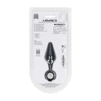 Shots Toys LEVELZ Silicone Anal Plug With Loop Black Shots Toys