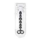 Shots Toys LEVELZ Beaded Silicone Anal Beads With Double Loop Black 24.5cm Shots Toys