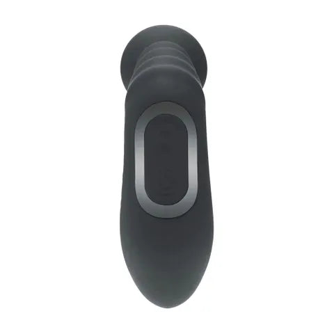 Shots Toys LEVELZ Rechargeable Beaded Heating + Vibrating Prostate Massager Black Shots Toys