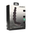 Shots Toys LEVELZ Rechargeable Beaded Heating + Vibrating Prostate Massager Black Shots Toys