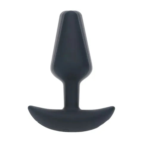 Shots Toys LEVELZ Classic USB Rechargeable Vibrating Silicone Anal Plug Small Black Shots Toys