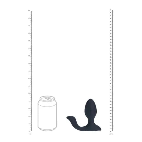 Shots Toys LEVELZ USB Rechargeable Vibrating & Rotating Anal Plug With Ball Stimulator Black 10.7cm Shots Toys