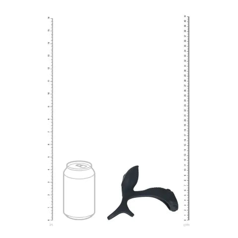 Shots Toys LEVELZ USB Rechargeable Vibrating Cock & Ball Ring With Shaft Loop Black Shots Toys