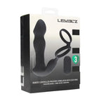 Shots Toys LEVELZ Remote Controlled Prostate Stimulator With Cock Ring Black Shots Toys
