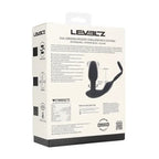 Shots Toys LEVELZ Dual Vibrating Prostate Stimulator With Cock Ring Black Shots Toys
