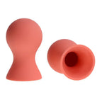 Sex & Mischief Peaches N CreaMe Silicone Nipple Suckers Set Of 2 Peach Sportsheets
