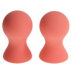 Sex & Mischief Peaches N CreaMe Silicone Nipple Suckers Set Of 2 Peach Sportsheets