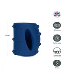 Maia ROMEO USB Rechargeable Vibrating Girth Enhancer Sleeve Blue Maia Toys