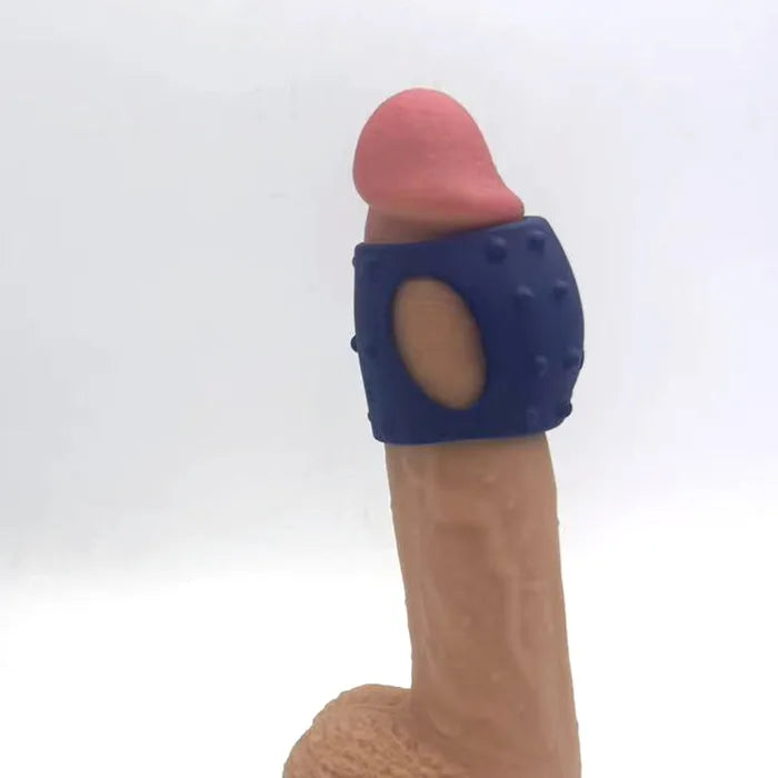 Maia ROMEO USB Rechargeable Vibrating Girth Enhancer Sleeve Blue Maia Toys