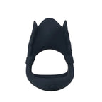 Maia ROCKY USB Rechargeable Vibrating Cock & Balls Ring Black Maia Toys